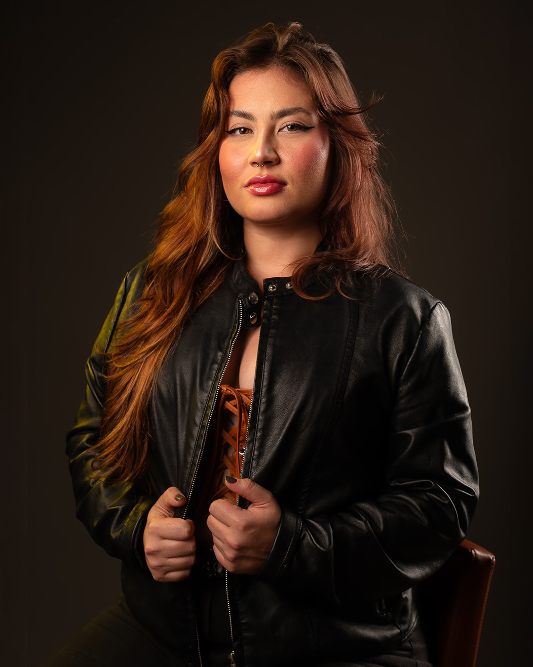 Retrato da cantora Bruna Pires